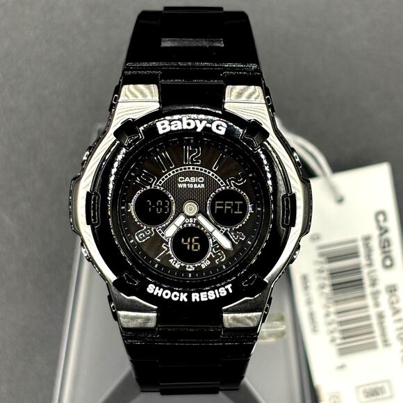 Casio Baby-G BGA110-1B2 Analog Digital Black Women’s Watch Discontinued main image 14
